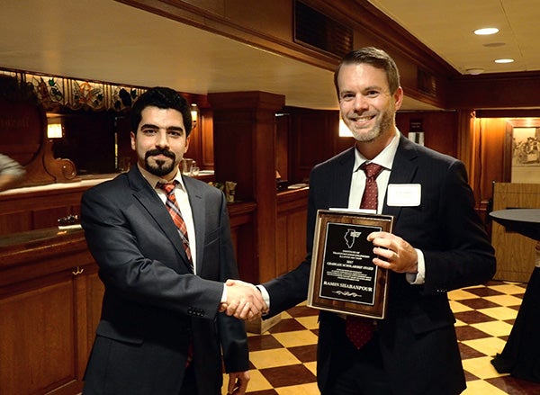 Ramin Shabanpour receives award