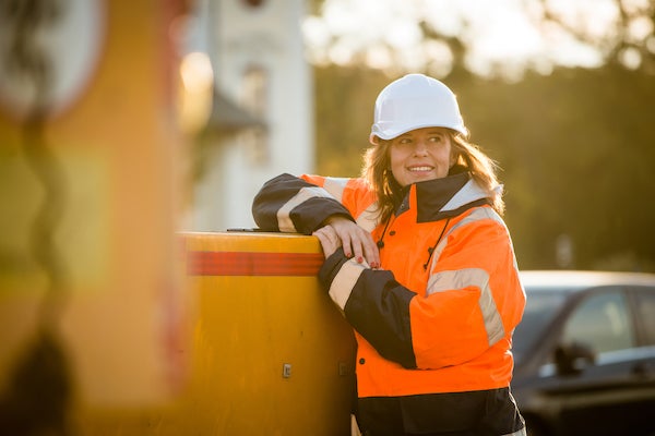 construction manager on site