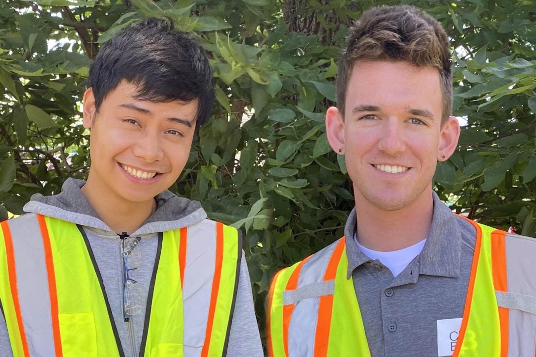 Jasper Gabriel (left) and Trevor Cannon