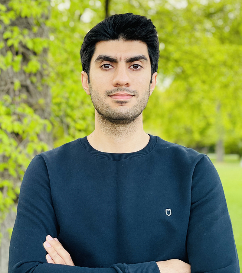 Abolfazl Seyrfar, an undergraduate civil engineering major at UIC