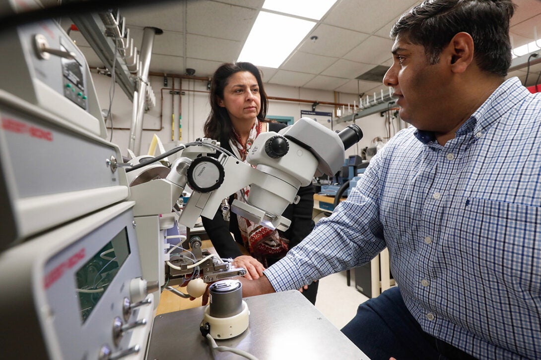 Professor Didem Ozevin of civil, materials, and environmental engineering at UIC