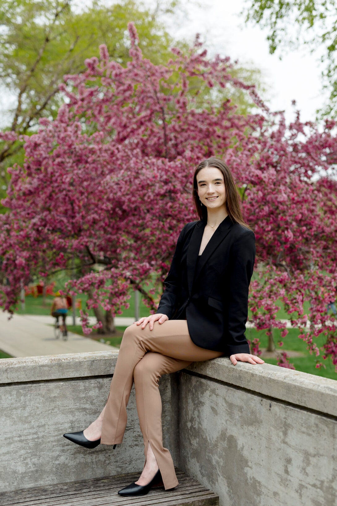 Haley Dahl graduates May 4 with a bachelor’s degree in civil, materials and environmental engineering.