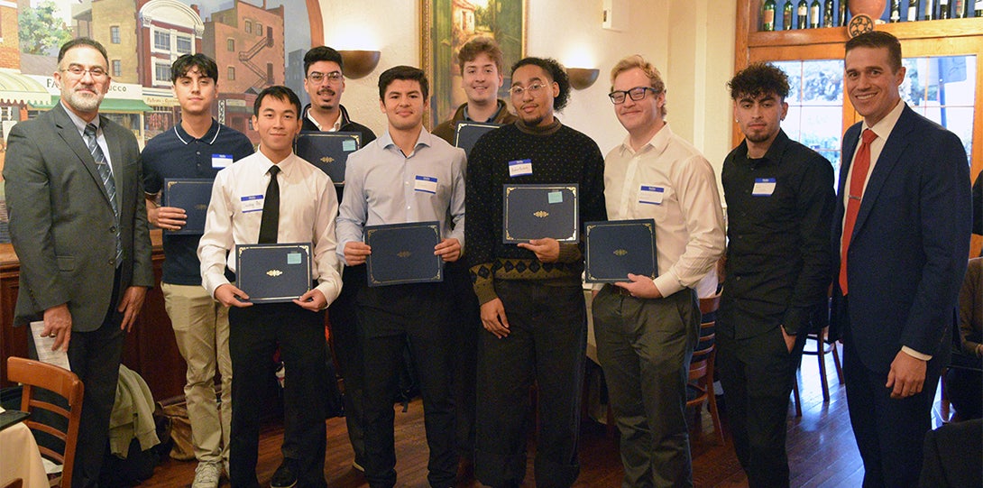 Donors, students and faculty celebrate at scholarship reception