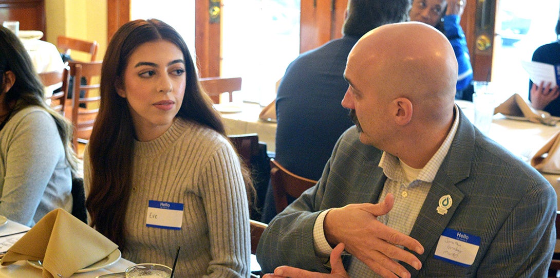 Donors, students and faculty celebrate at scholarship reception