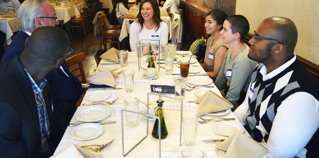 Donors, students and faculty celebrate at scholarship reception