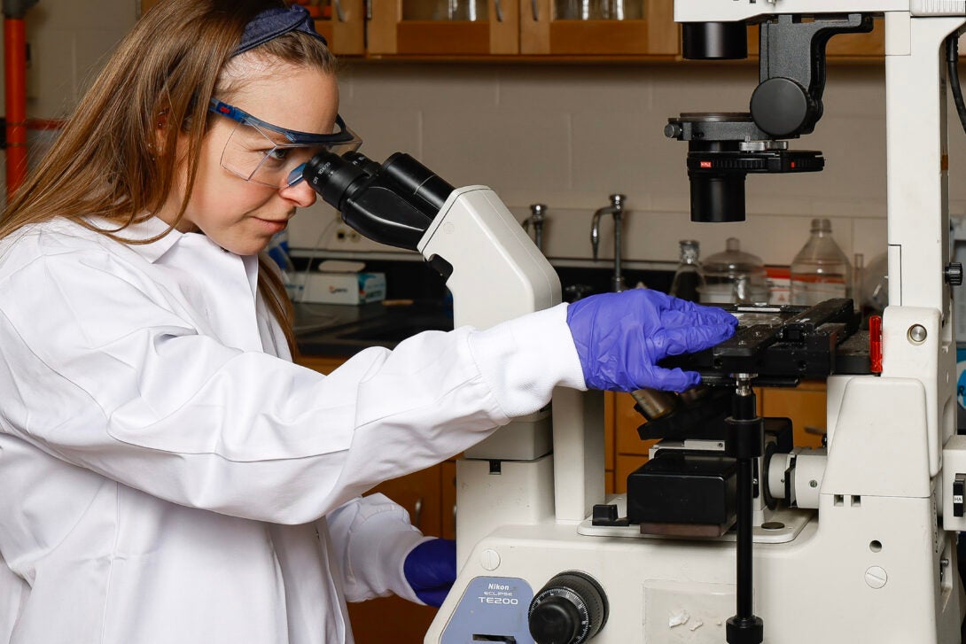 CME Assistant Professor Lisa M. Stabryla, director of the Stabryla Lab