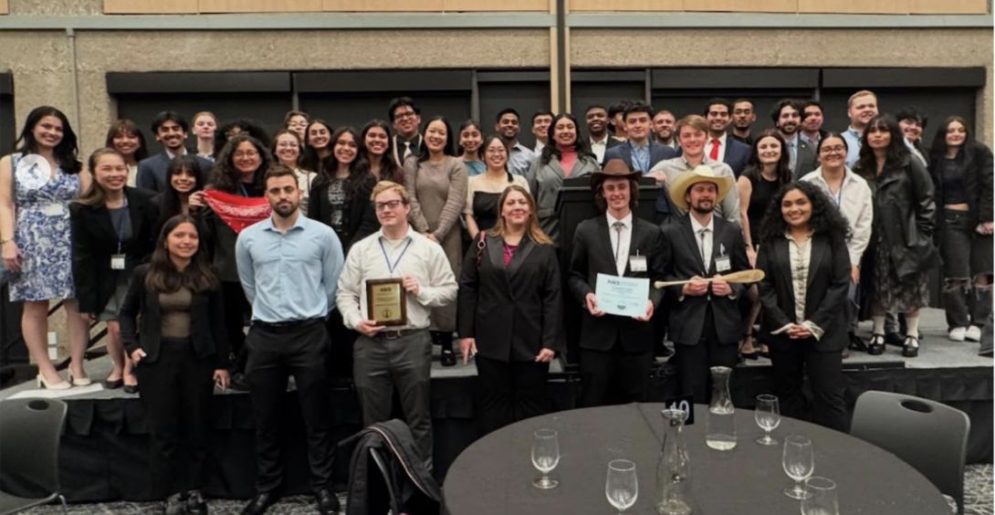 UIC’s student chapter of ASCE won first place in the surveying
