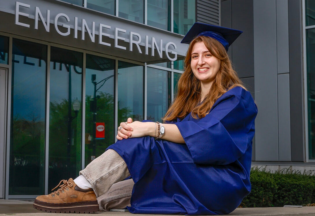 UIC engineering graduate Jamie Frost